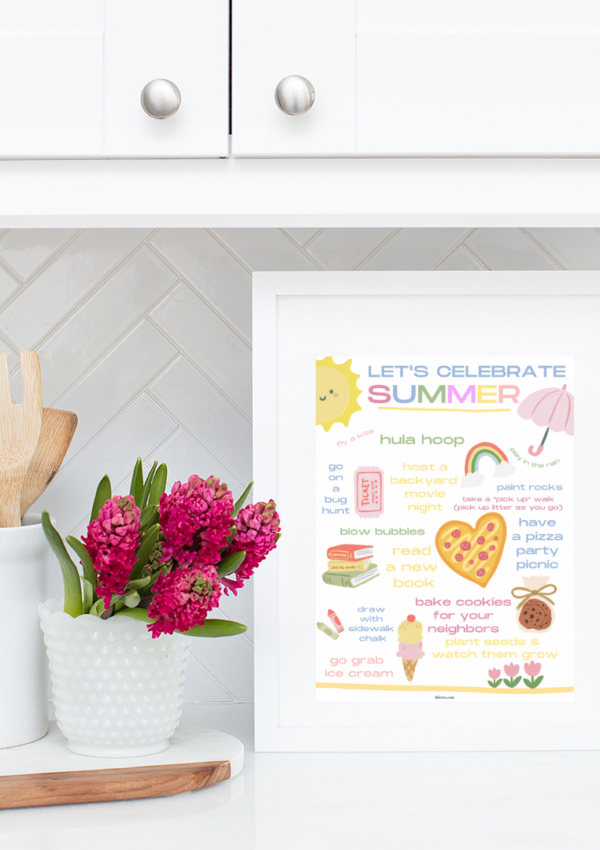 Let’s Celebrate Summer (free printable)